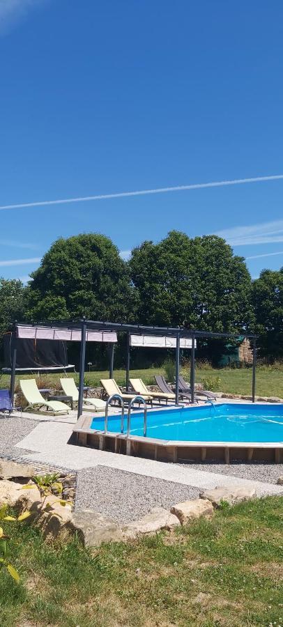 Sharecroppers Cottage With Swimming Pool Pagéas Zewnętrze zdjęcie