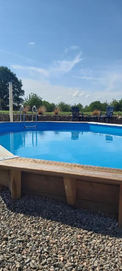 Sharecroppers Cottage With Swimming Pool Pagéas Zewnętrze zdjęcie